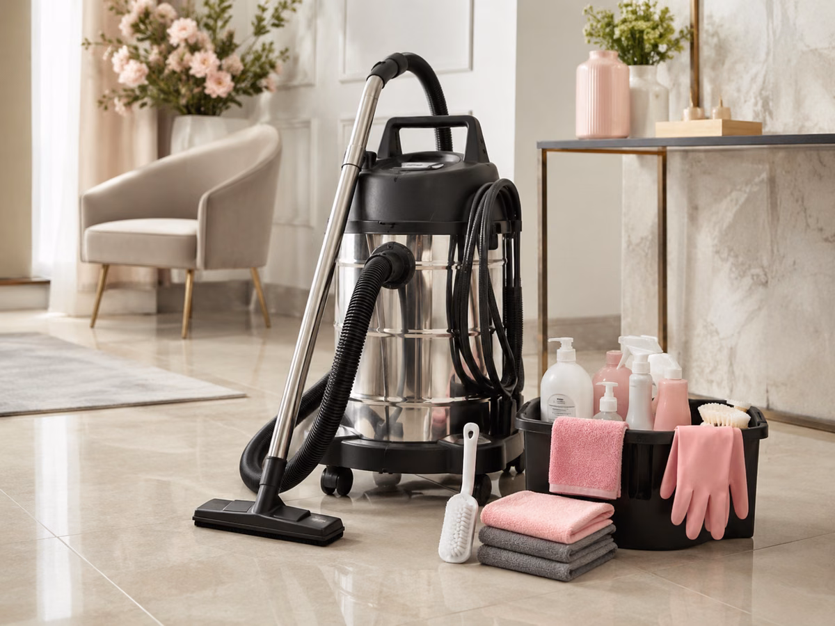 Cleaning by arrangement